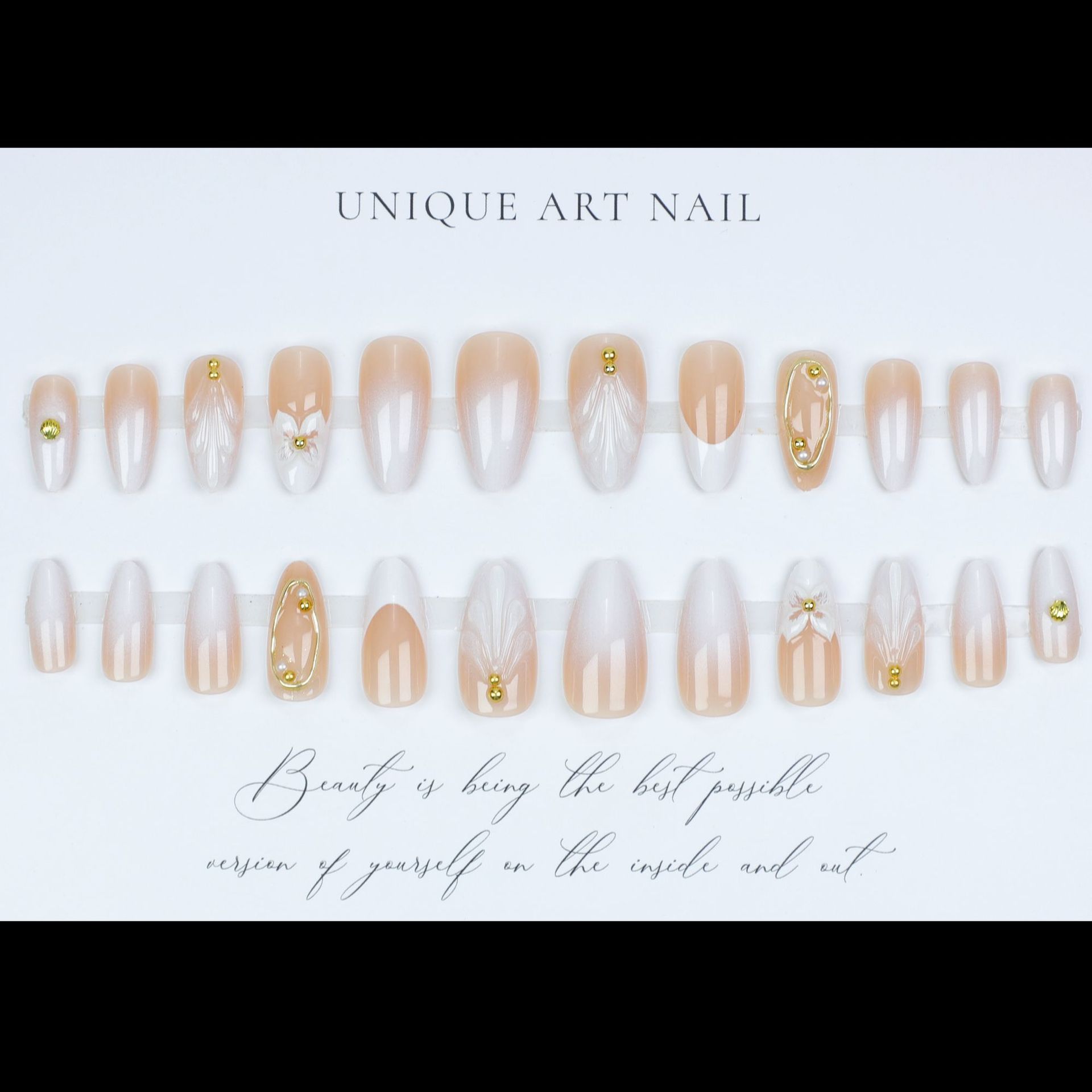 3D fake nails for women girls  - Embroidery Embellishments บทวิจารณ์และราคา