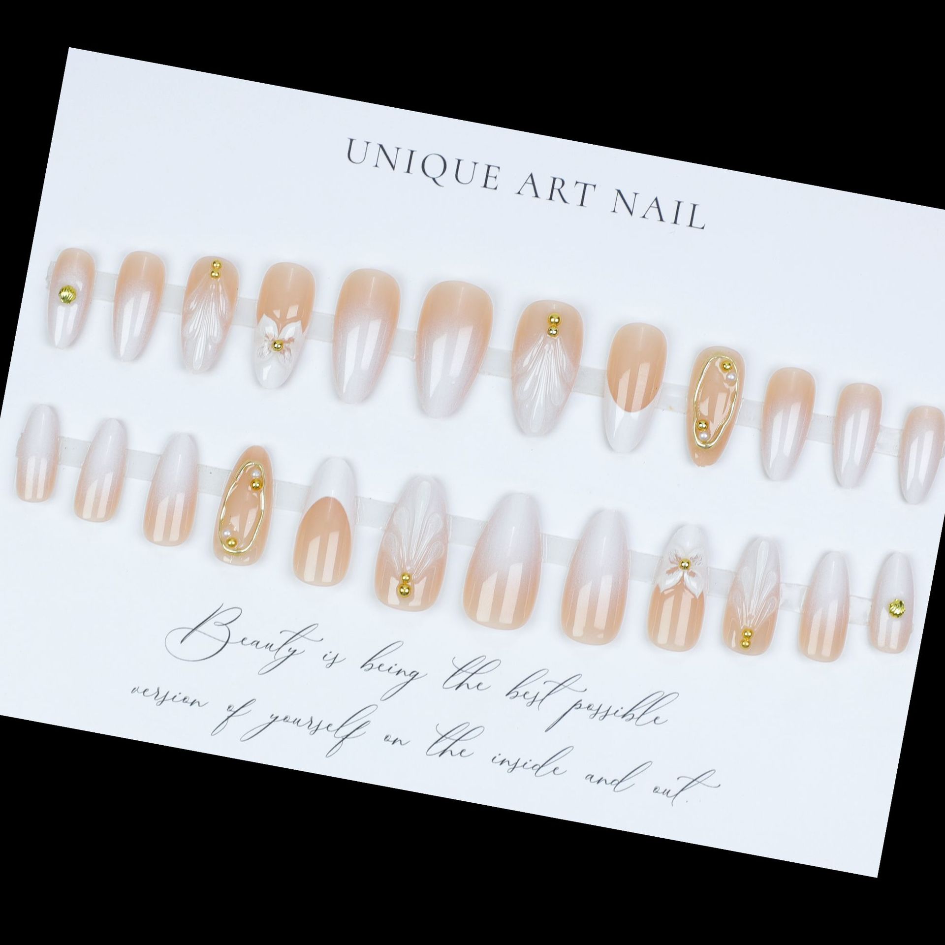3D fake nails for women girls  - Embroidery Embellishments บทวิจารณ์และราคา