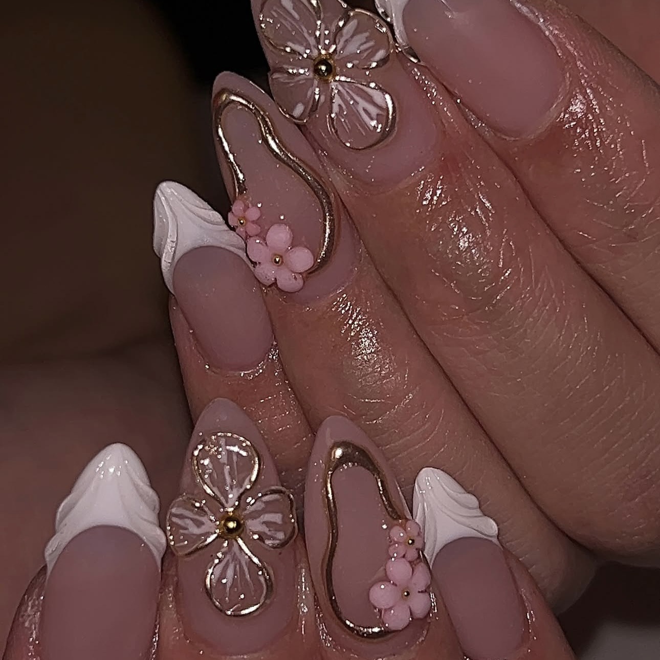 3D fake nails for women girls  - Embroidery Embellishments บทวิจารณ์และราคา