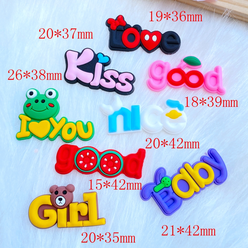 20pcs New Mini Lovely Letters  - Embellishment Glue Craft บทวิจารณ์และราคา