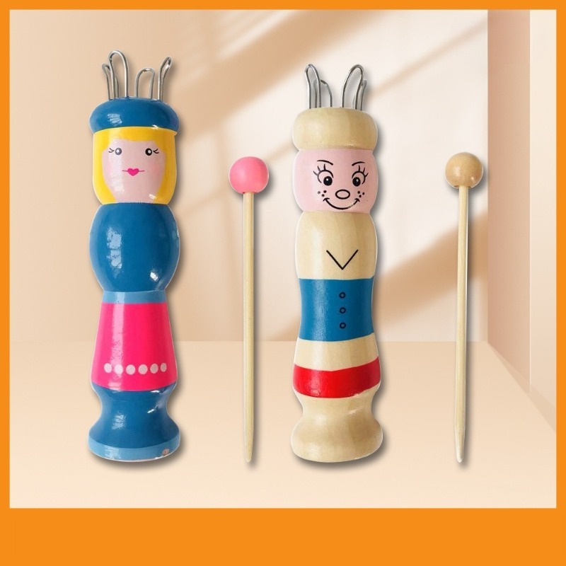 Wooden Doll French Knitter Kid - Pom Pom Maker Tool บทวิจารณ์และราคา