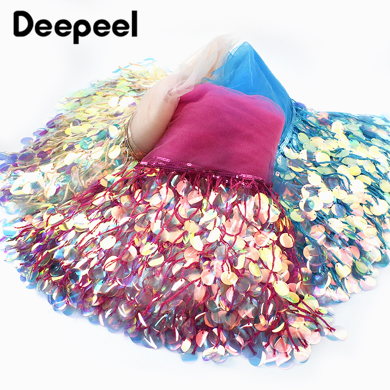 3Yards 17cm Beaded Sequins Tas - Beaded Trim Fringe บทวิจารณ์และราคา