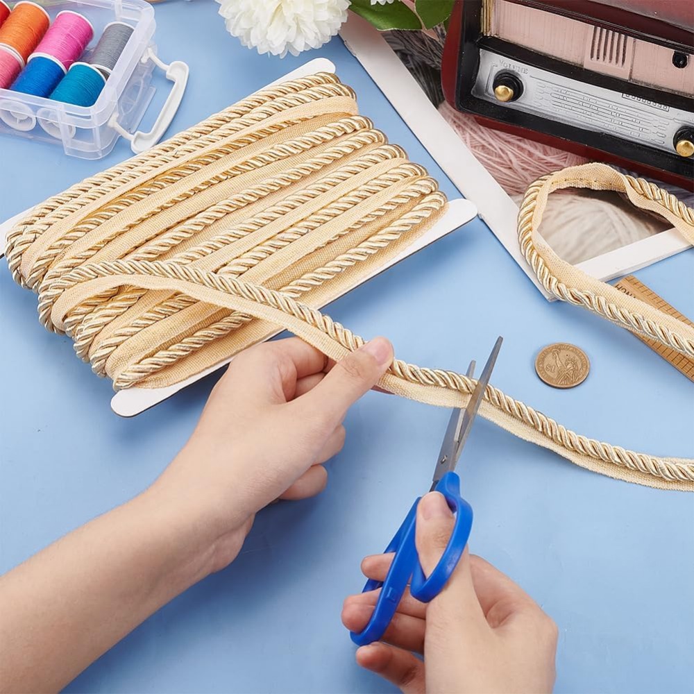 11 Yards Twisted Lip Cord Trim - Cord Trim Twisted บทวิจารณ์และราคา