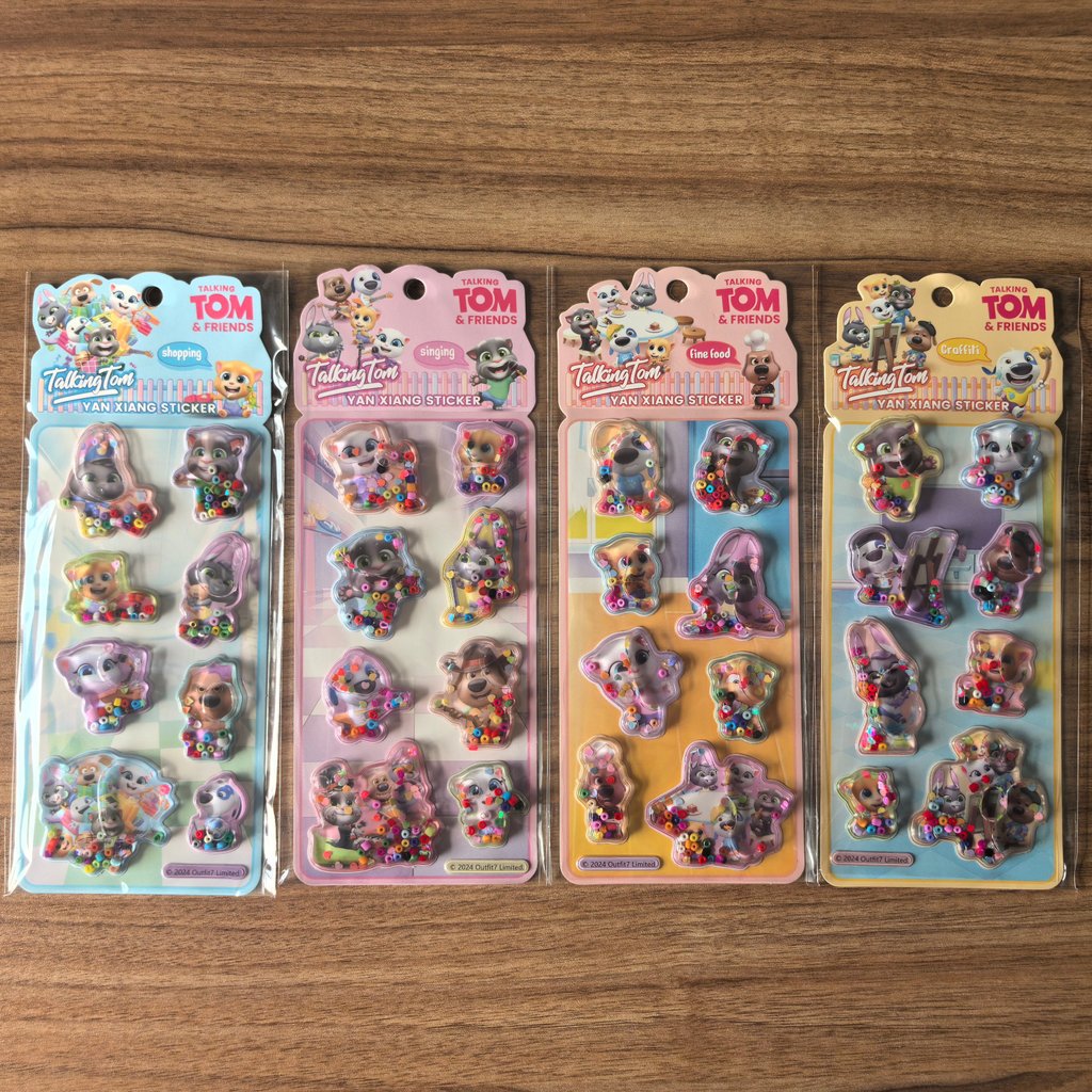 4Pack Fun Talking Tom Friends  - Craft Embellishment World บทวิจารณ์และราคา