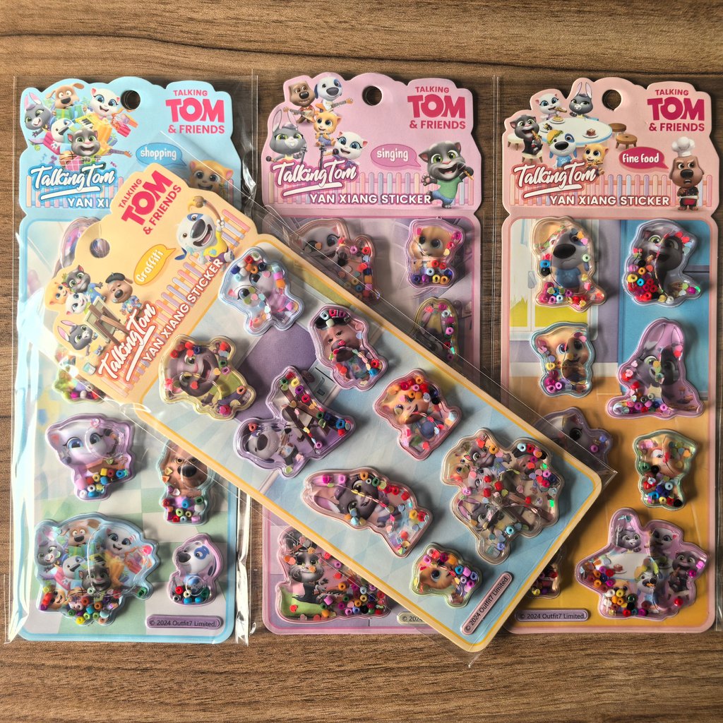 4Pack Fun Talking Tom Friends  - Craft Embellishment World บทวิจารณ์และราคา