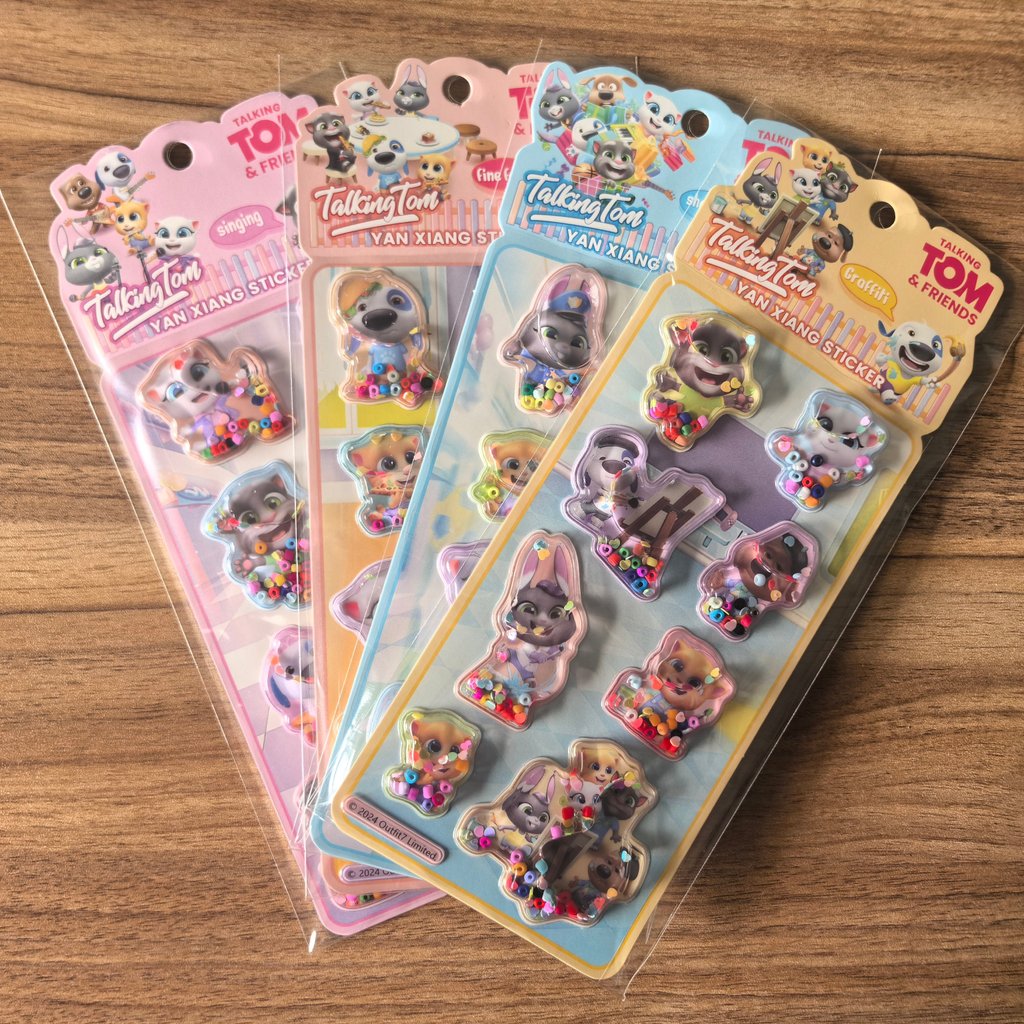 4Pack Fun Talking Tom Friends  - Craft Embellishment World บทวิจารณ์และราคา