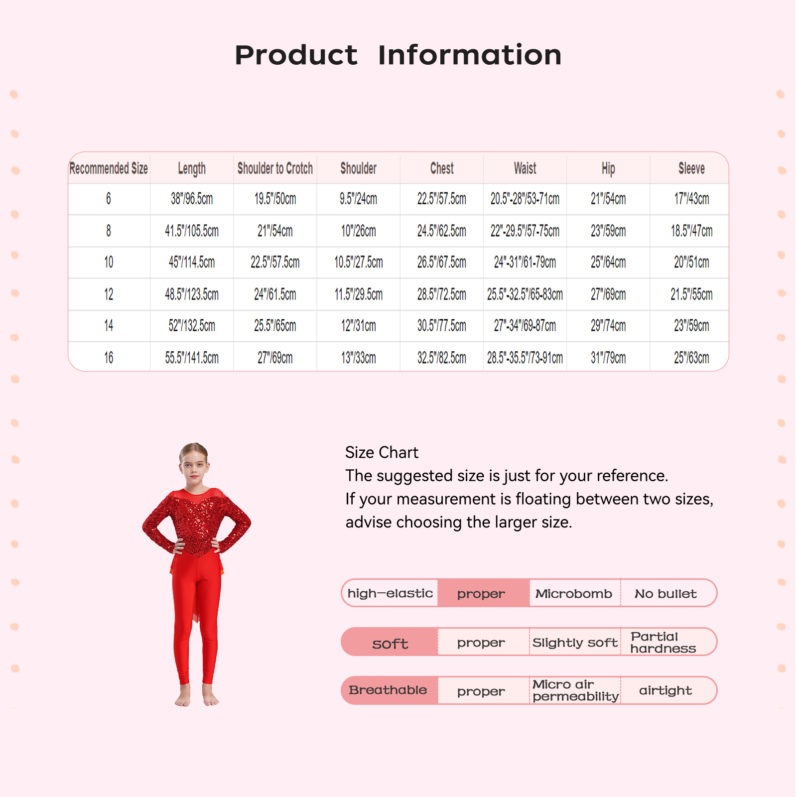 Kids Girls Ballet Dance Jumpsu - Rhinestone Banding Trim บทวิจารณ์และราคา