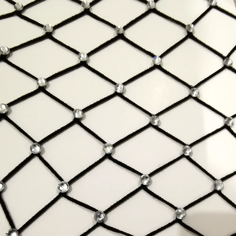 Sexy Rhinestone Fishnet Tights - Crystal Mesh Fabric บทวิจารณ์และราคา