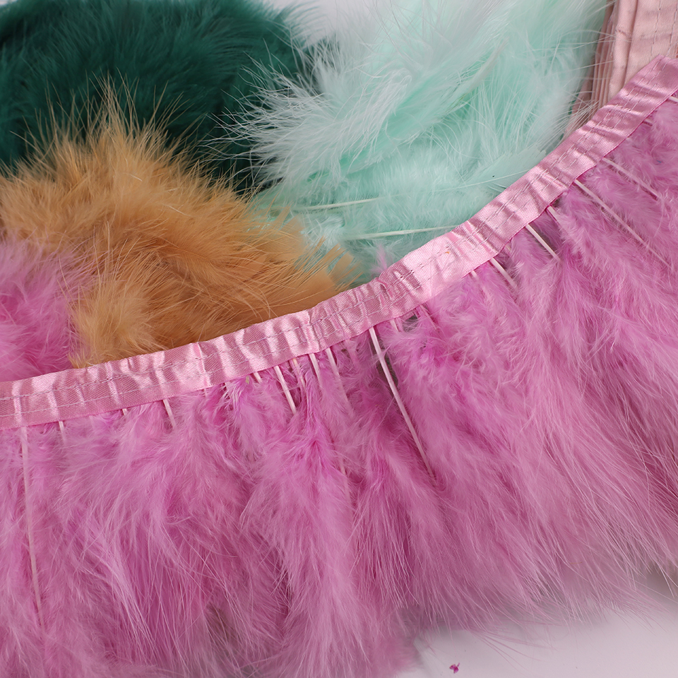 10 Meters Natural Turkey Marab - Feather Trim Marabou บทวิจารณ์และราคา