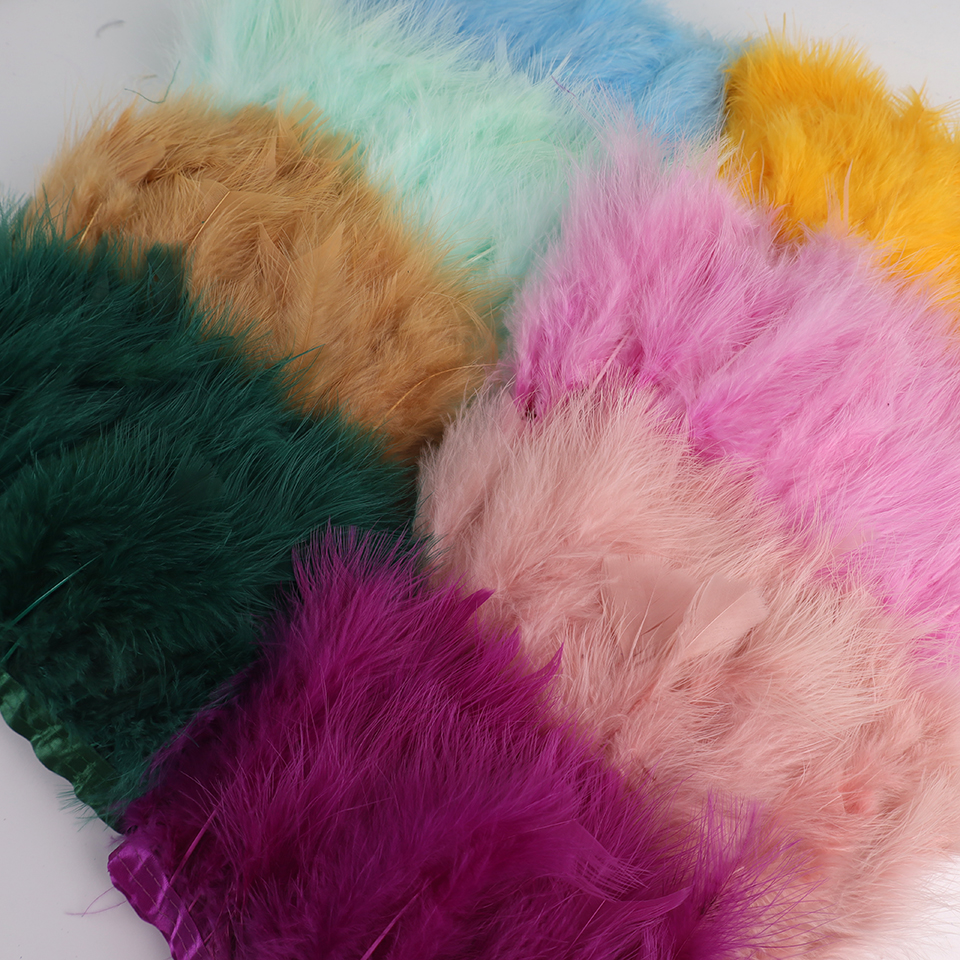 10 Meters Natural Turkey Marab - Feather Trim Marabou บทวิจารณ์และราคา