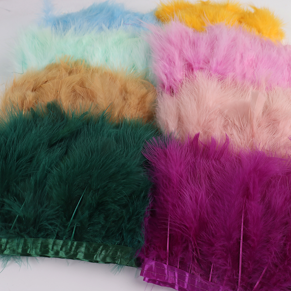 10 Meters Natural Turkey Marab - Feather Trim Marabou บทวิจารณ์และราคา
