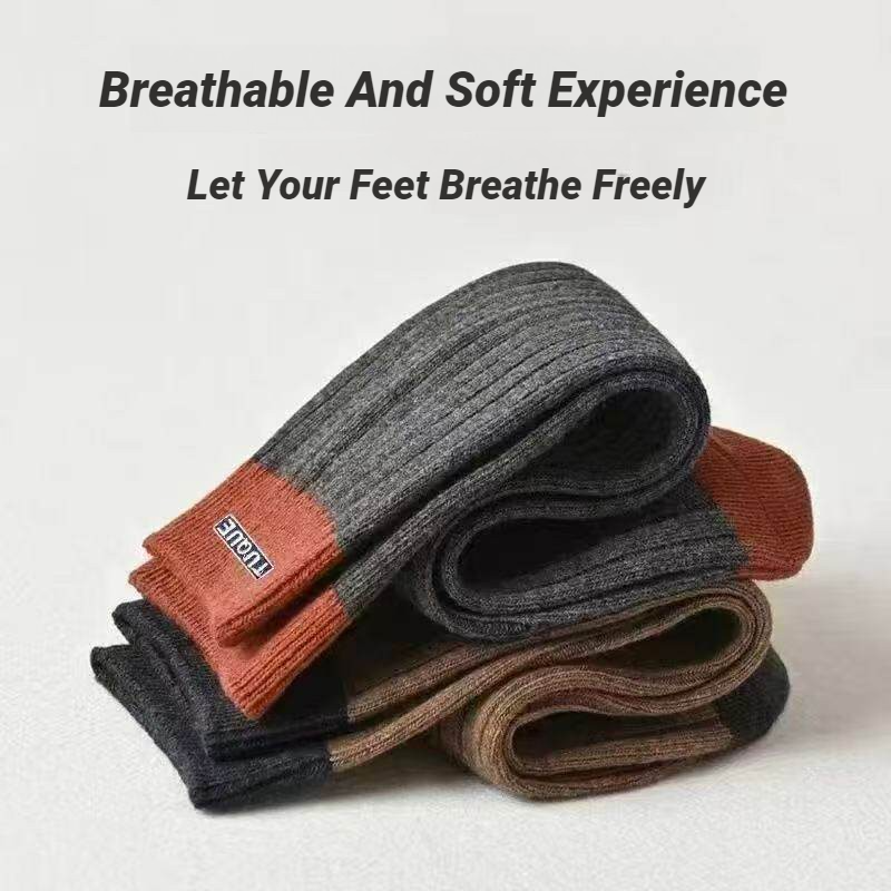 5 Pairs Men's Trendy Color Blo - Embellish Knit บทวิจารณ์และราคา