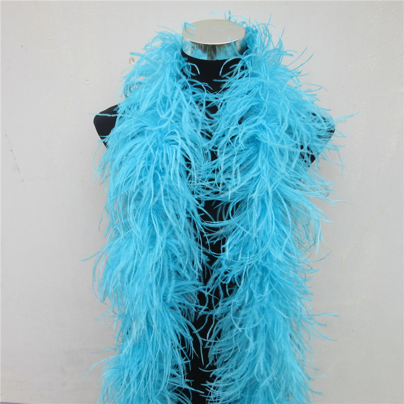 2 Meters 6 Layer White Natural - Feather Trim Marabou บทวิจารณ์และราคา