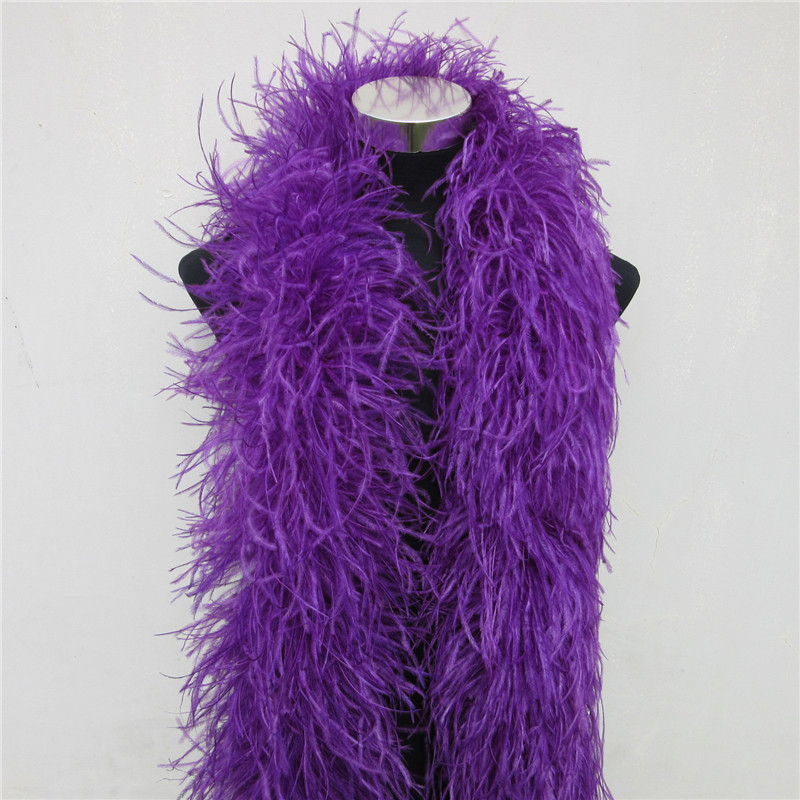 2 Meters 6 Layer White Natural - Feather Trim Marabou บทวิจารณ์และราคา