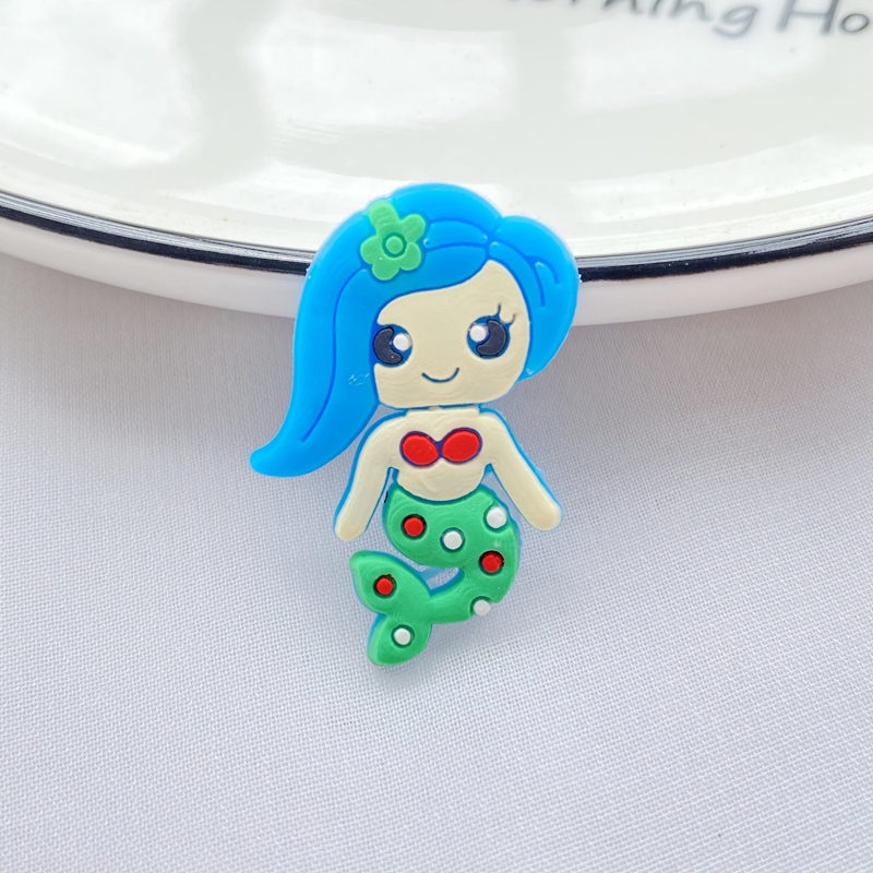 10pcs New Cute Cartoon Mermaid - Embellishment Glue Craft บทวิจารณ์และราคา