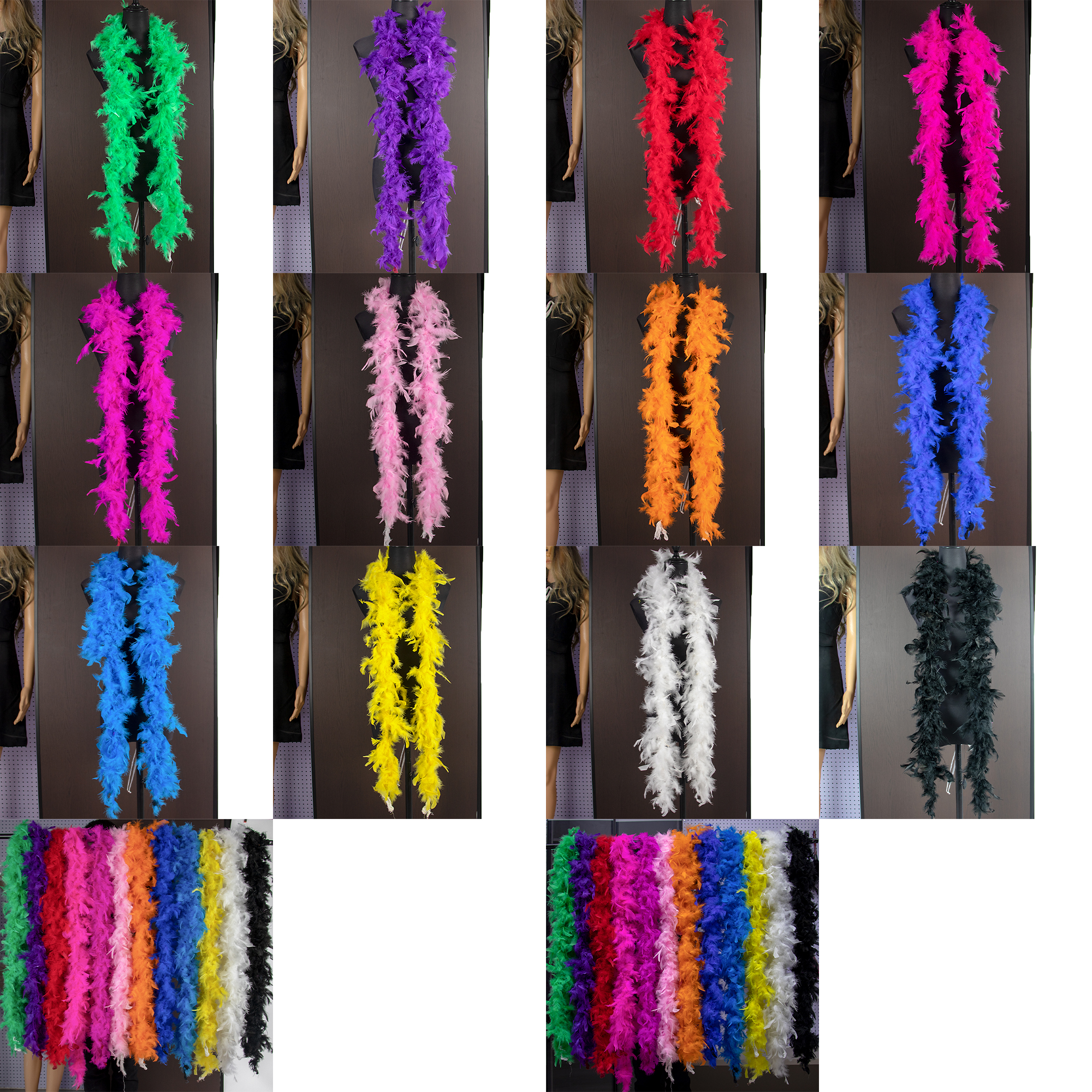 2 Meters Turkey feathers boa 3 - Feather Trim Marabou บทวิจารณ์และราคา