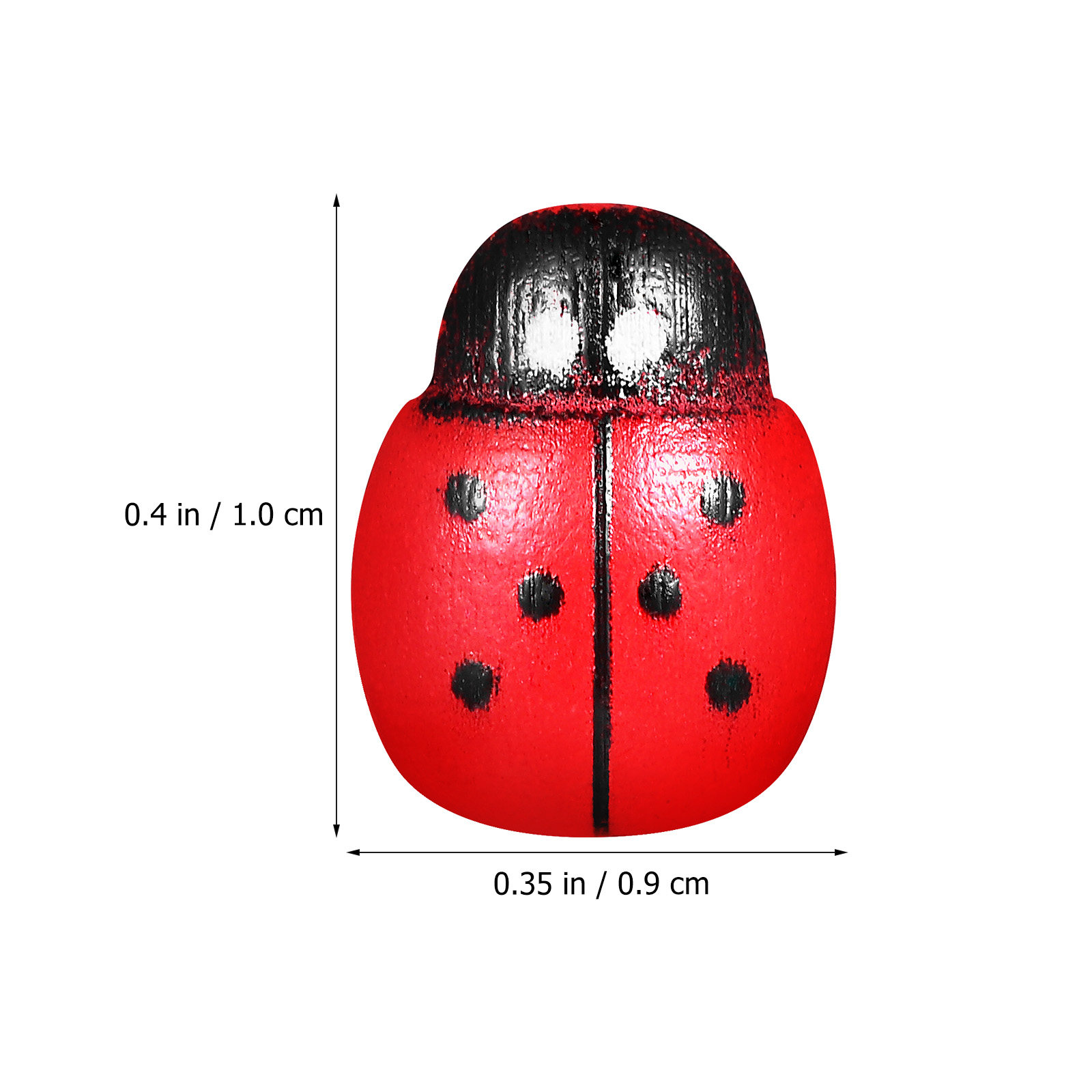 400Pcs Wooden Bee Ladybug Stic - Craft Embellishments บทวิจารณ์และราคา