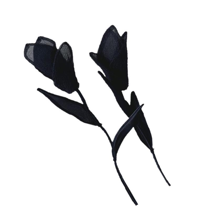 652F Fabric Flower Applique Fl - Applique Patch Flower บทวิจารณ์และราคา