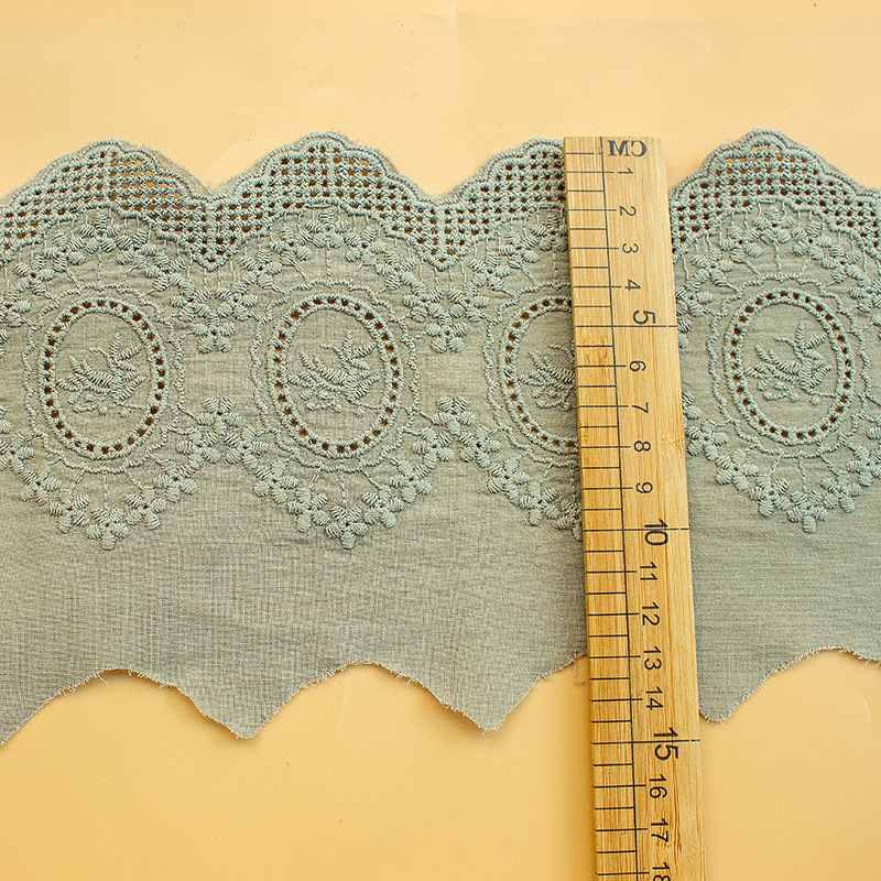 2Yards Colorful  Cotton Embroi - Lace Ribbon Trim บทวิจารณ์และราคา