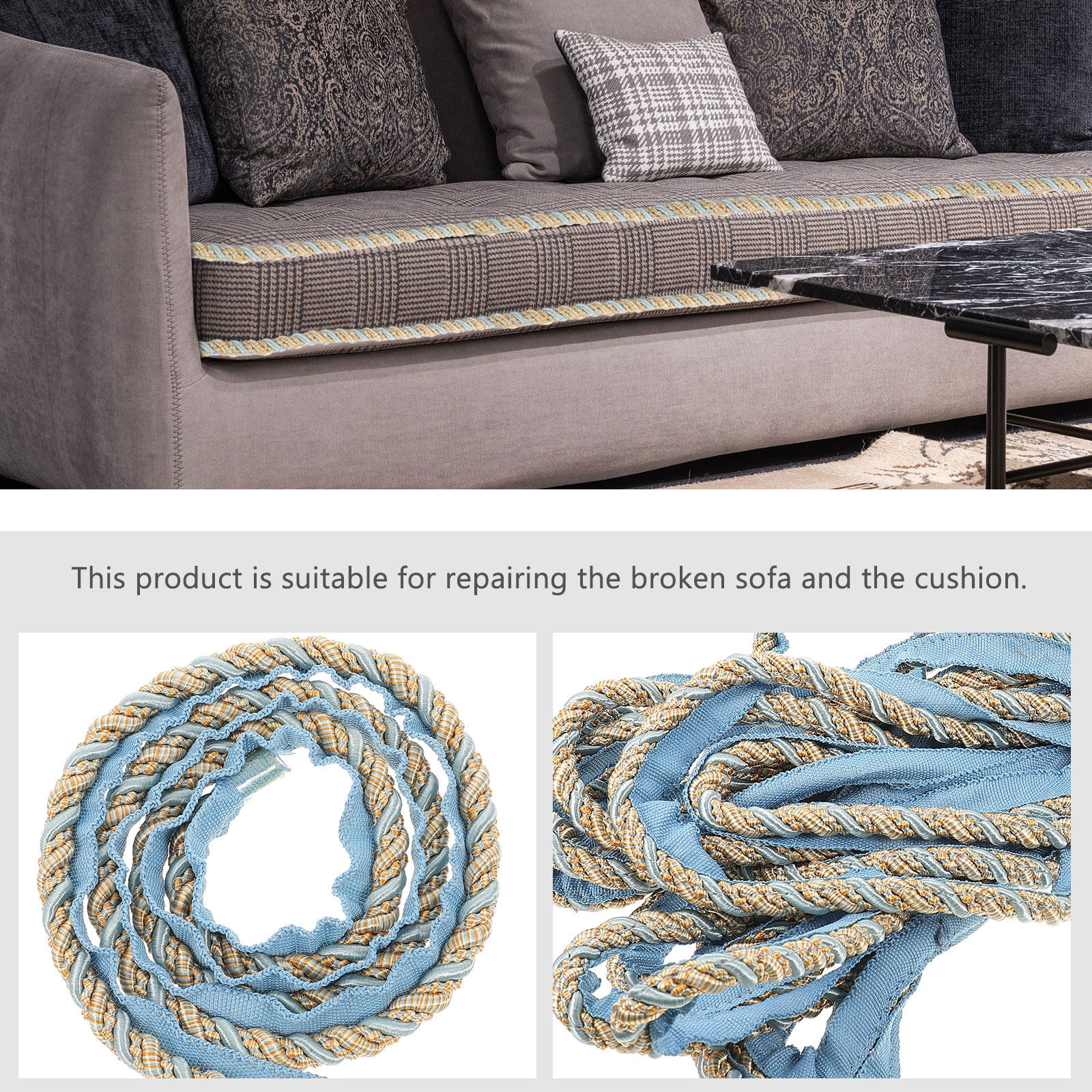 Polyester Four Braided Twisted - Cord Trim Twisted บทวิจารณ์และราคา