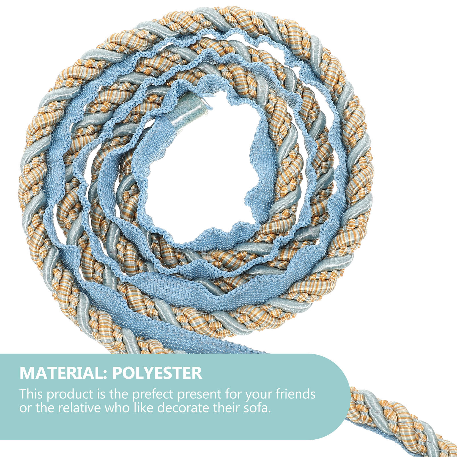 Polyester Four Braided Twisted - Cord Trim Twisted บทวิจารณ์และราคา