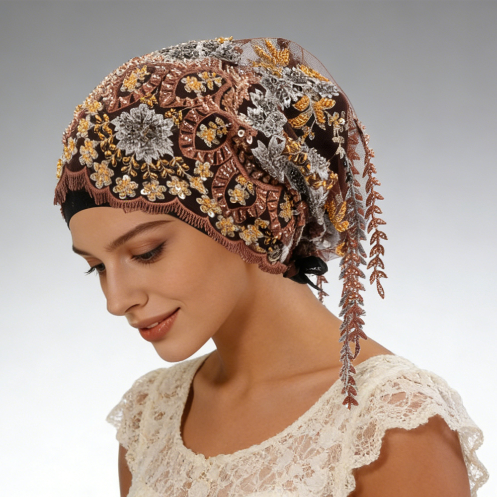 New Ethnic Tassel Headscarf Be - Tassel Fringe Trim บทวิจารณ์และราคา