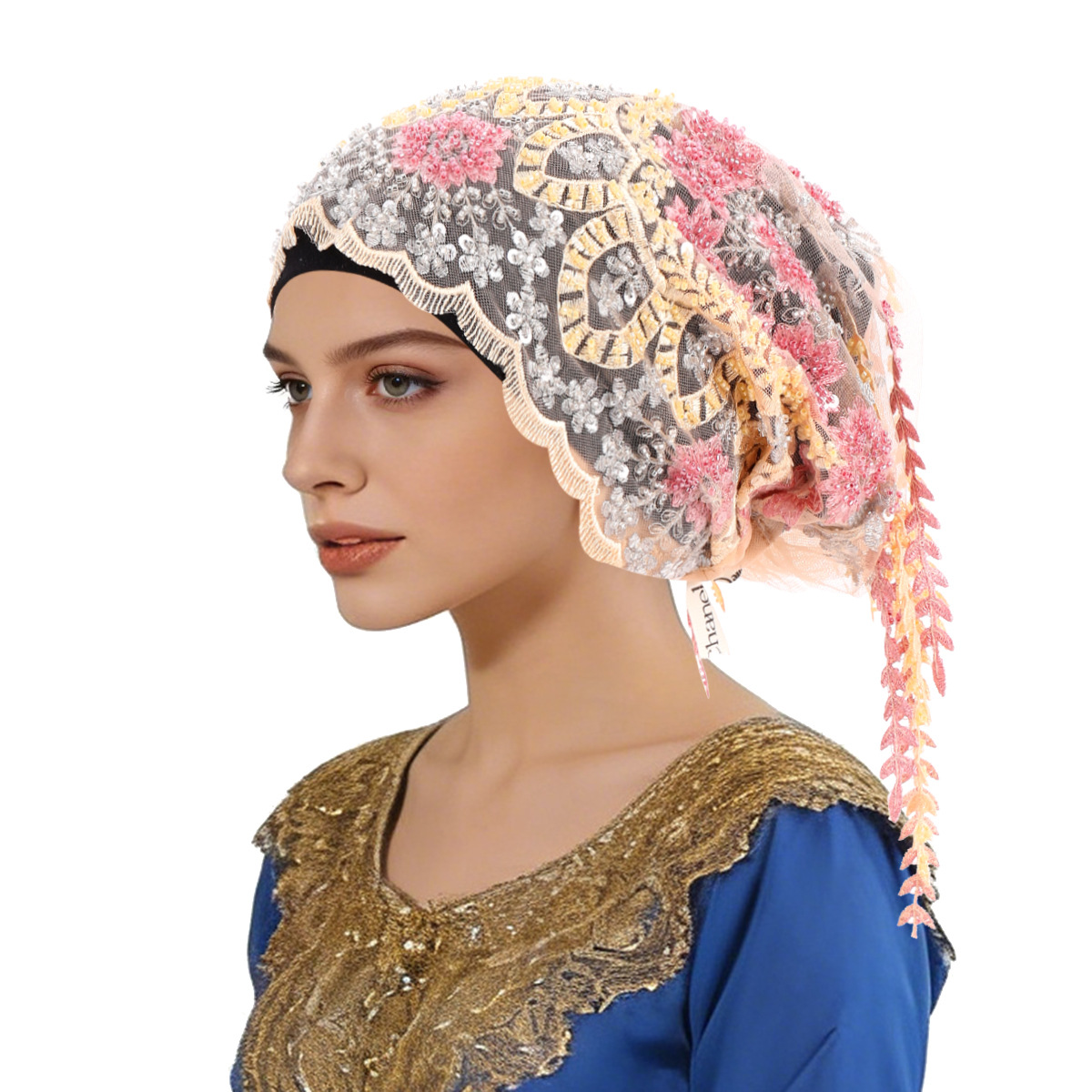 New Ethnic Tassel Headscarf Be - Tassel Fringe Trim บทวิจารณ์และราคา