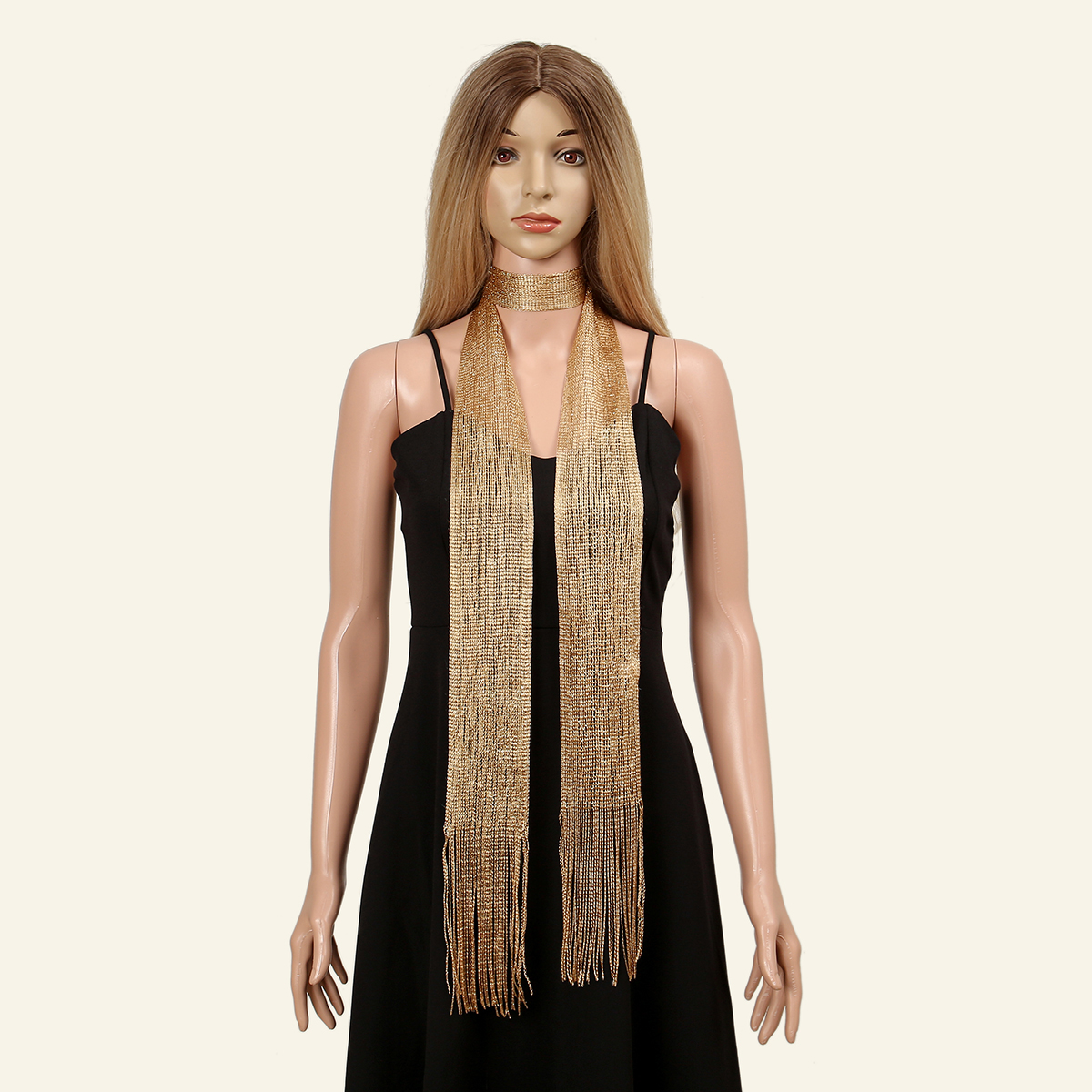 New Fashion Gold Silver Shiny  - Tassel Fringe Trim บทวิจารณ์และราคา