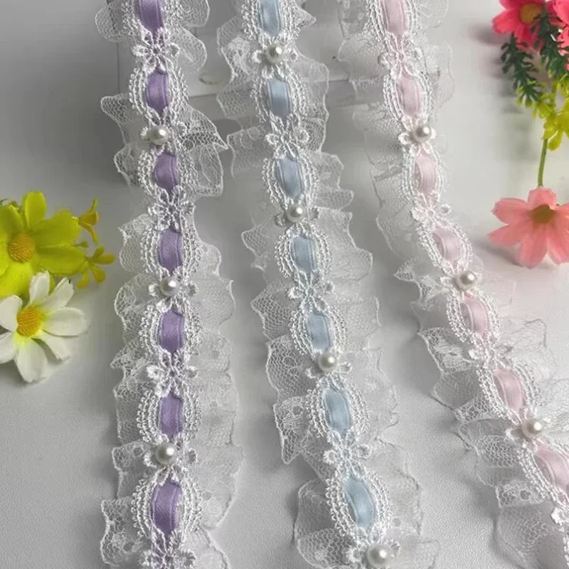 5/10yards Lolita White Lace Tr - Lace Ribbon Trim บทวิจารณ์และราคา