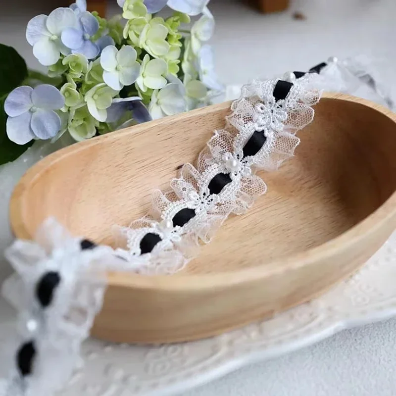 5/10yards Lolita White Lace Tr - Lace Ribbon Trim บทวิจารณ์และราคา
