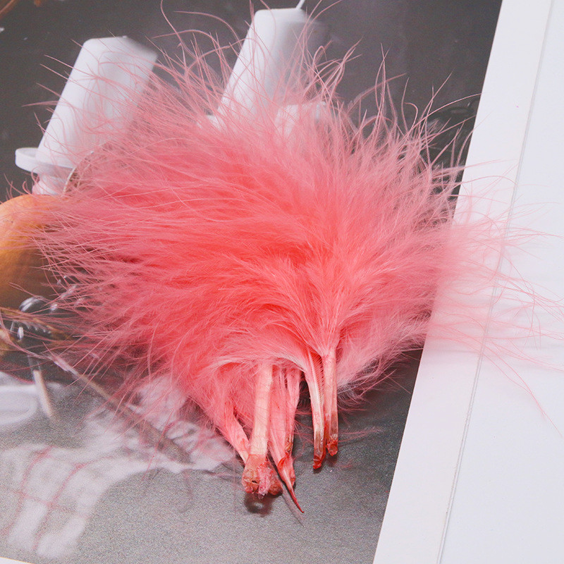 8-12cm Colored Plumas Natural  - Feather Trim Marabou บทวิจารณ์และราคา