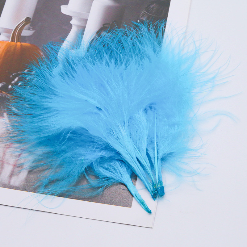 8-12cm Colored Plumas Natural  - Feather Trim Marabou บทวิจารณ์และราคา
