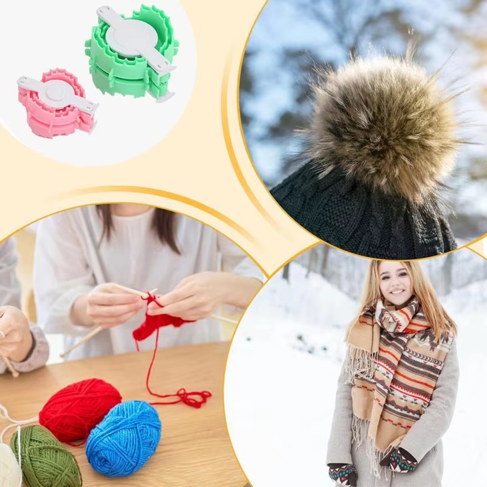 AC76-Pom Pom Maker Fluffs Ball - Pom Pom Maker Tool บทวิจารณ์และราคา