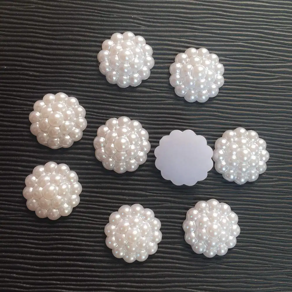 80pcs/lot  Flatback Pearl Chri - Embellishment Glue Craft บทวิจารณ์และราคา