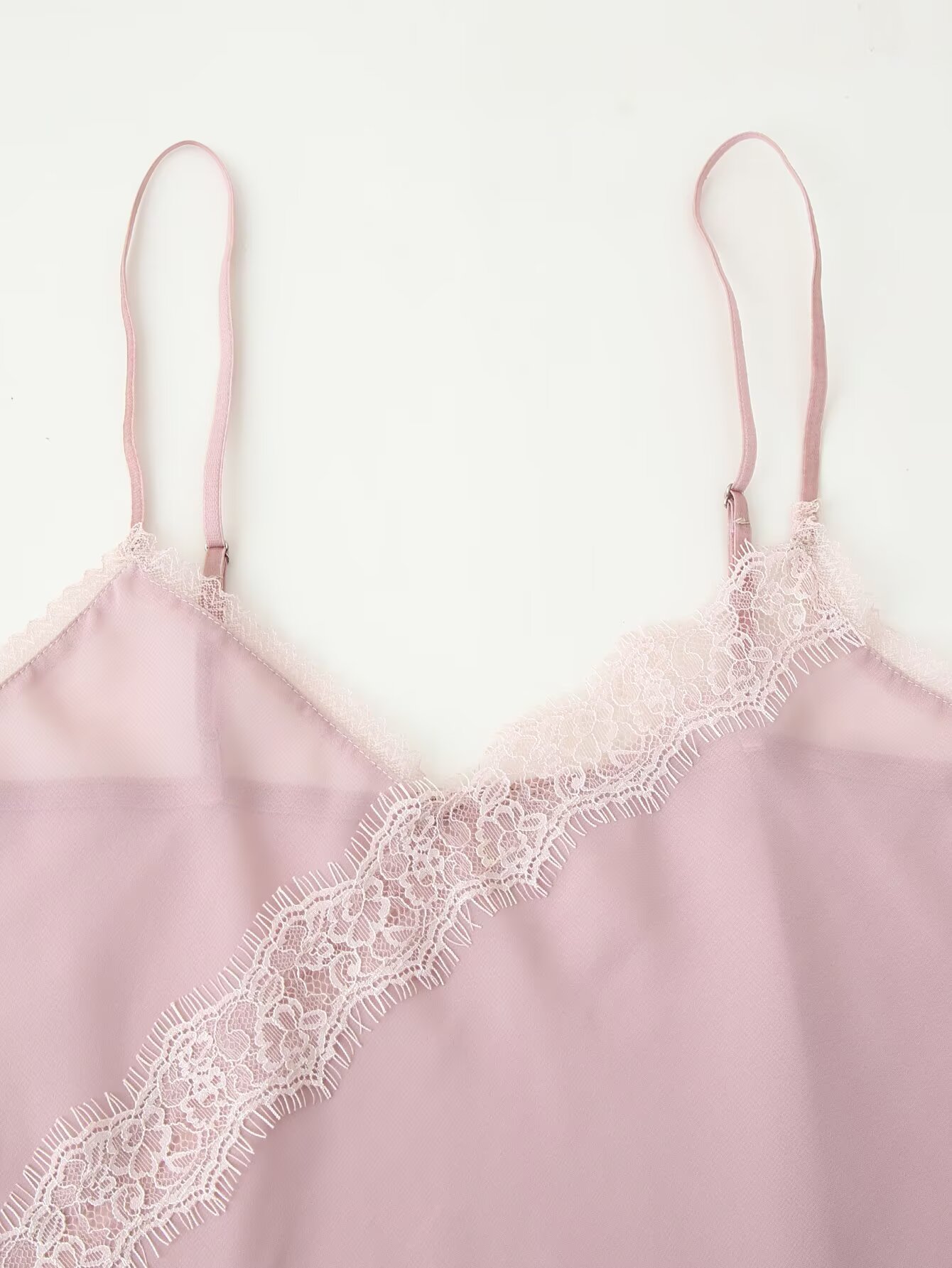 Tidalyf 2025 Women Pink Cami T - Elastic Lace Trim บทวิจารณ์และราคา
