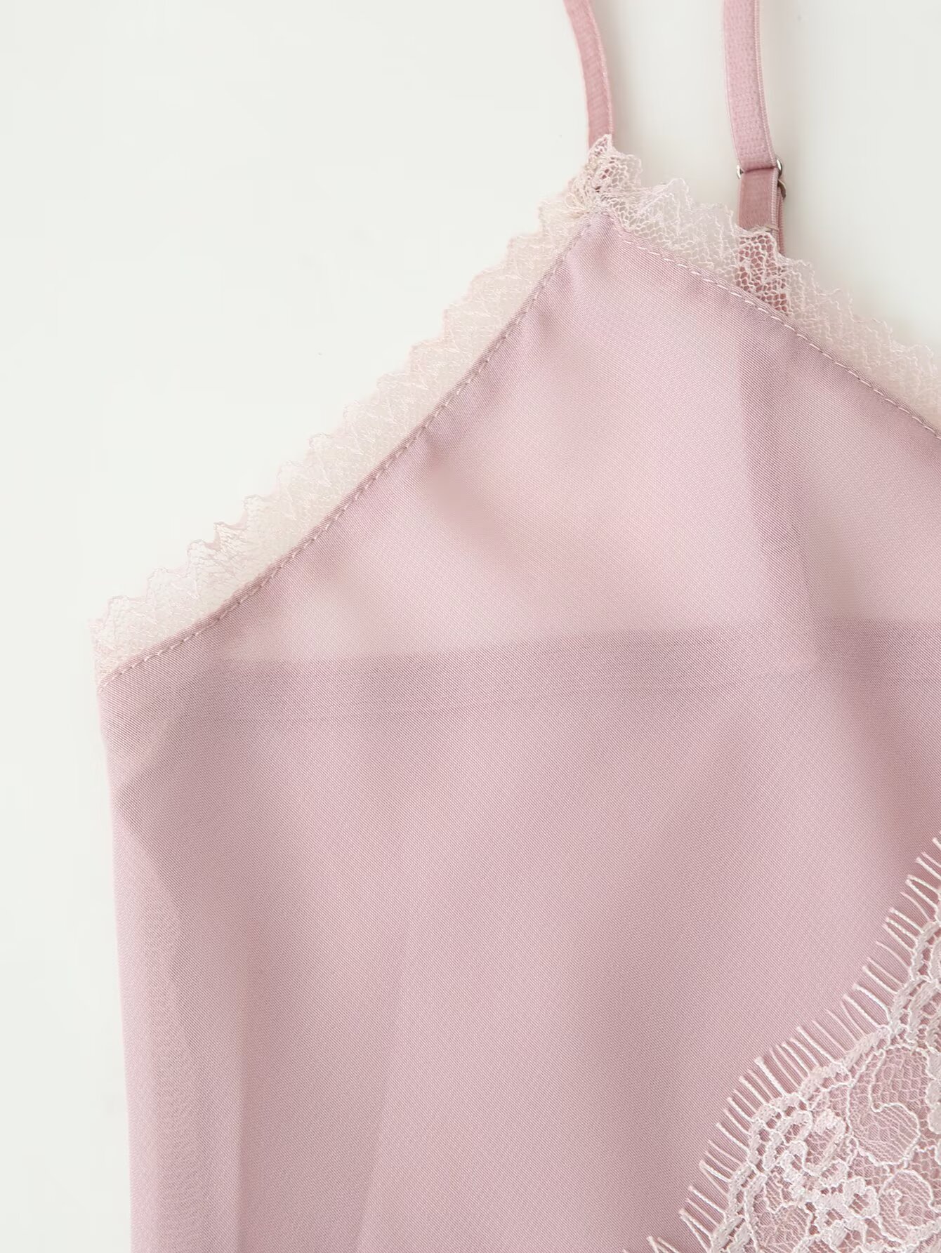 Tidalyf 2025 Women Pink Cami T - Elastic Lace Trim บทวิจารณ์และราคา