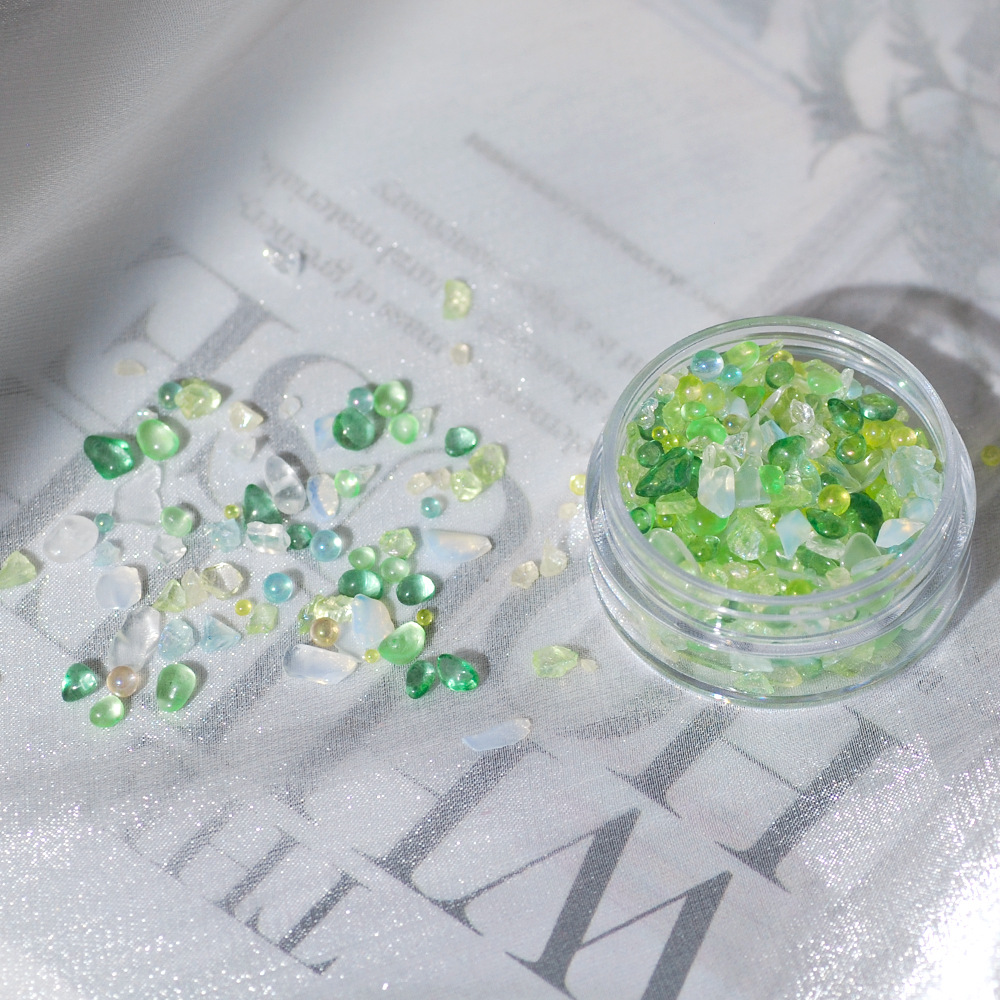 DIY Seashell Resin Gems Irregu - Embellishment Glue Craft บทวิจารณ์และราคา
