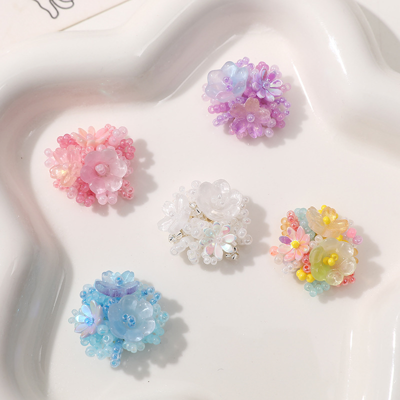 2pcs Crystal Flower Patches fo - Applique Patch Flower บทวิจารณ์และราคา