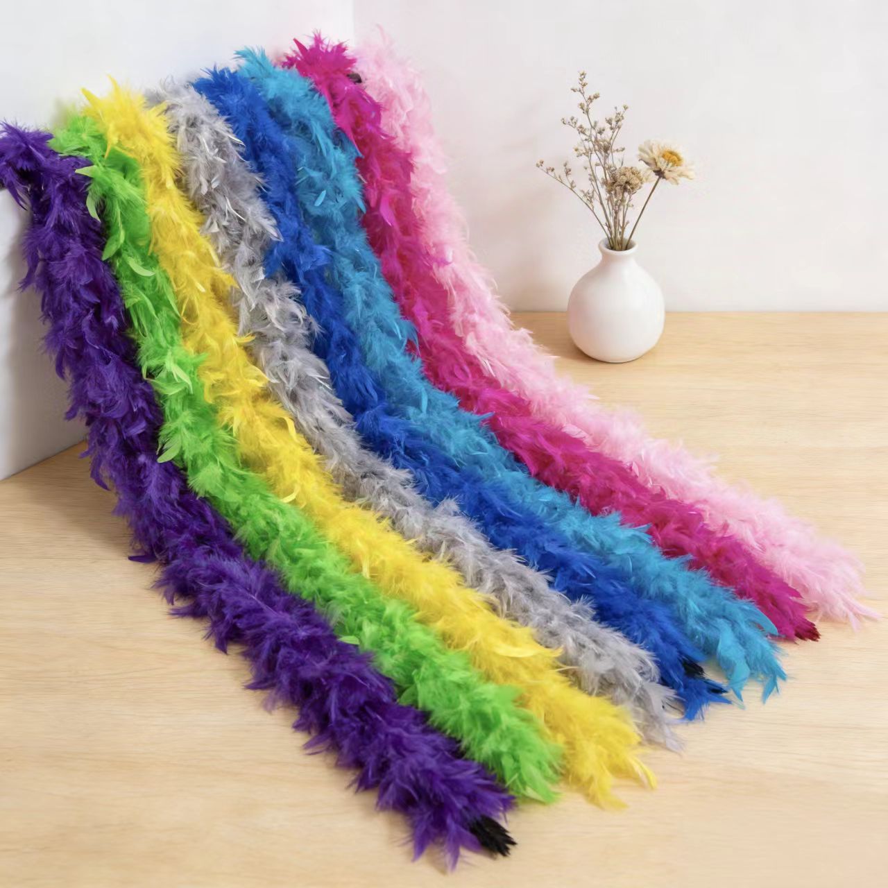 2M Turkey Marabou Feathers Boa - Feather Trim Marabou บทวิจารณ์และราคา