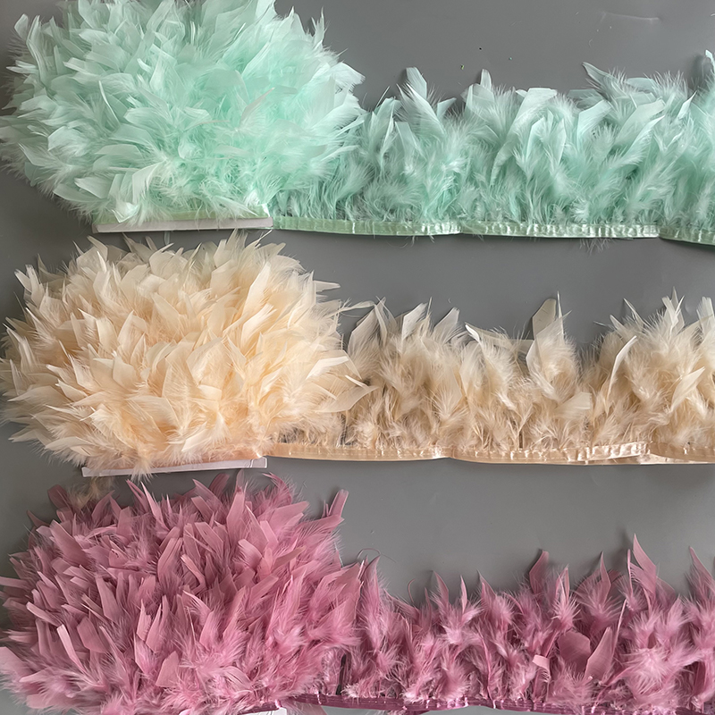 10-15cm Marabou Feathers Trim  - Feather Trim Marabou บทวิจารณ์และราคา