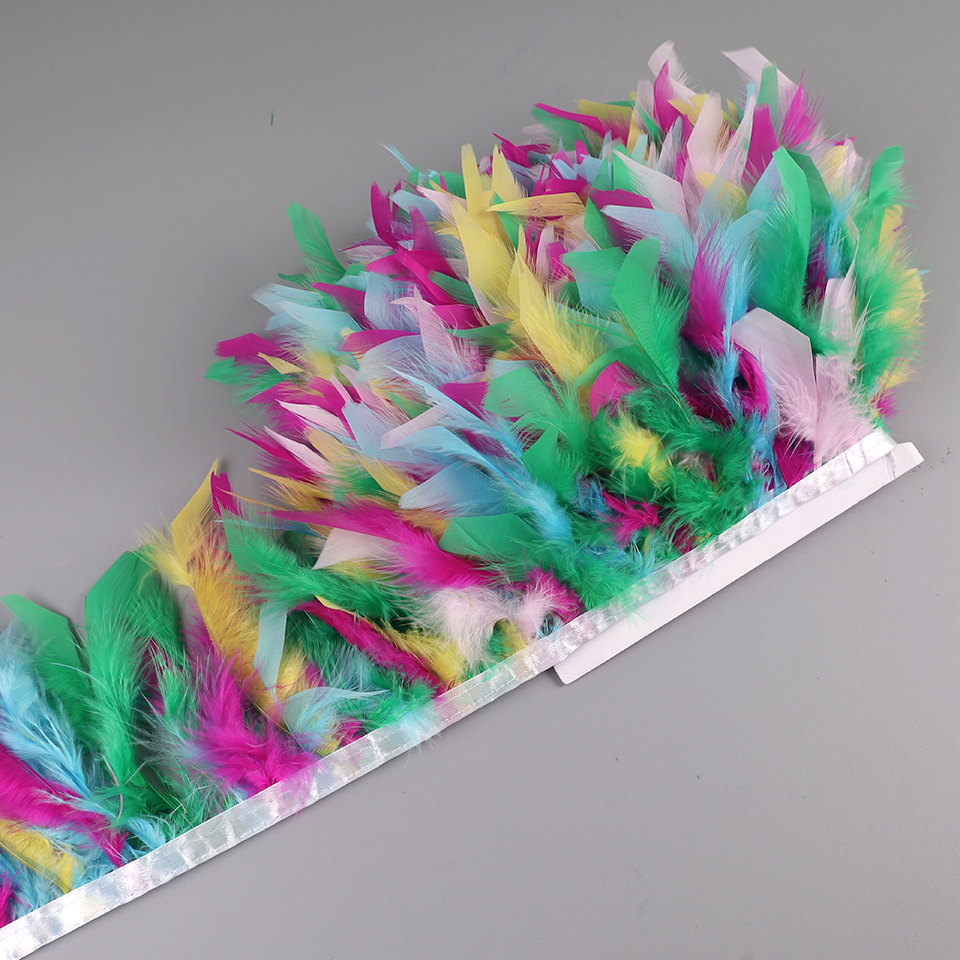 10-15cm Marabou Feathers Trim  - Feather Trim Marabou บทวิจารณ์และราคา