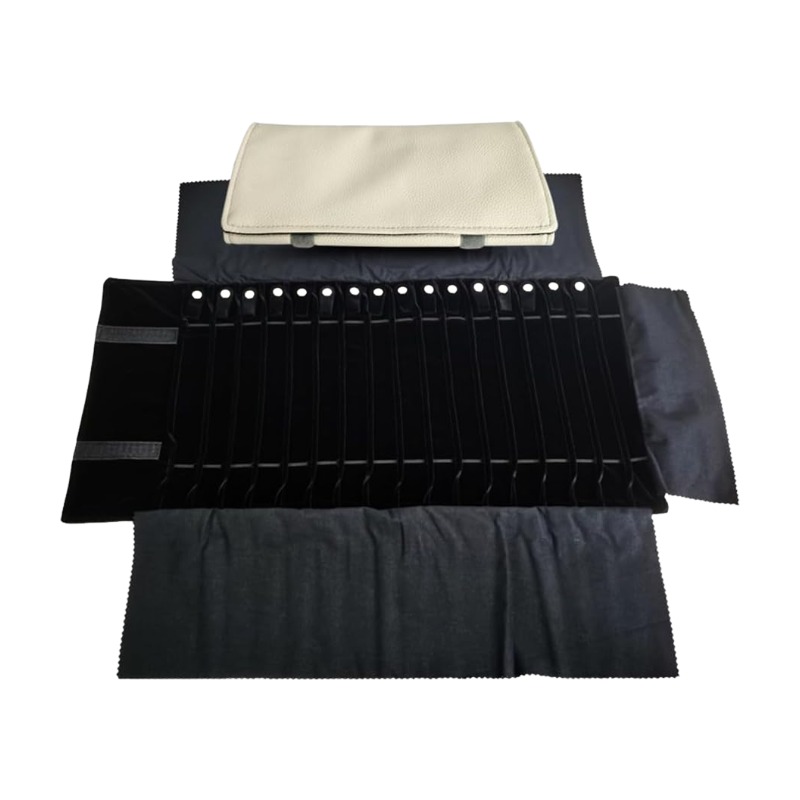 Travel Jewelry Organizer Case  - Velvet Ribbon Roll บทวิจารณ์และราคา