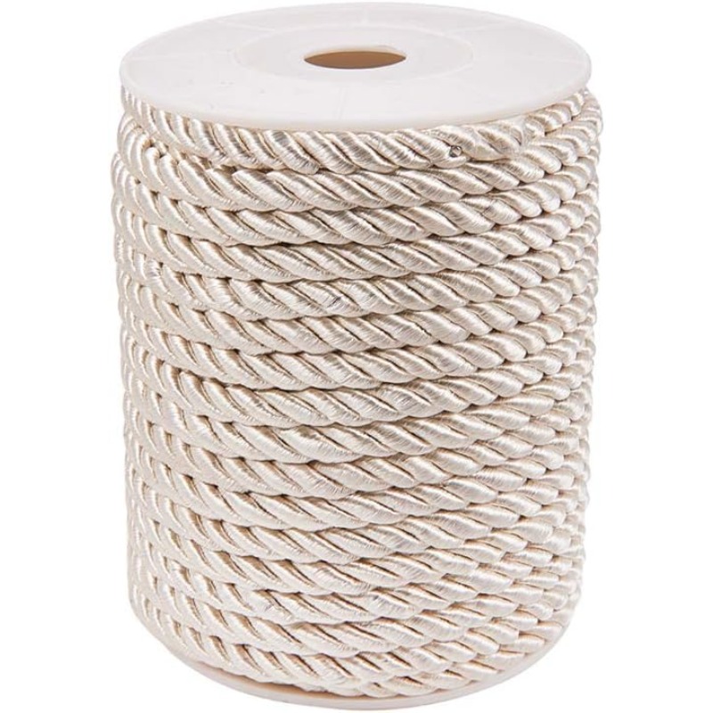 About 50 Feet Craft Nylon Rope - Cord Trim Twisted บทวิจารณ์และราคา
