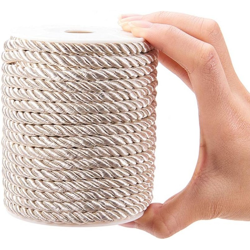 About 50 Feet Craft Nylon Rope - Cord Trim Twisted บทวิจารณ์และราคา