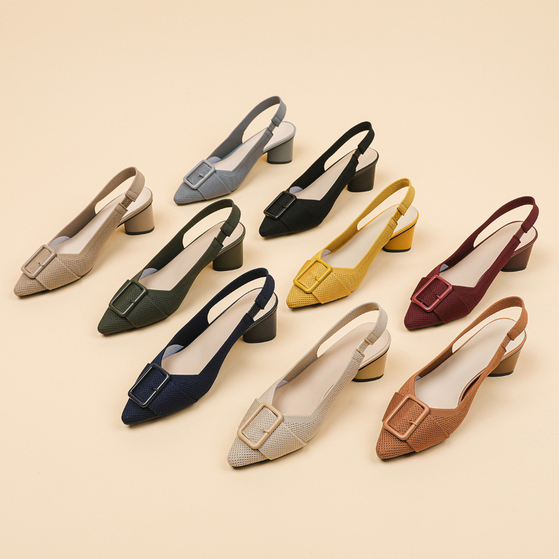 Womens Pointed Toe Knit Hollow - Embellish Knit บทวิจารณ์และราคา