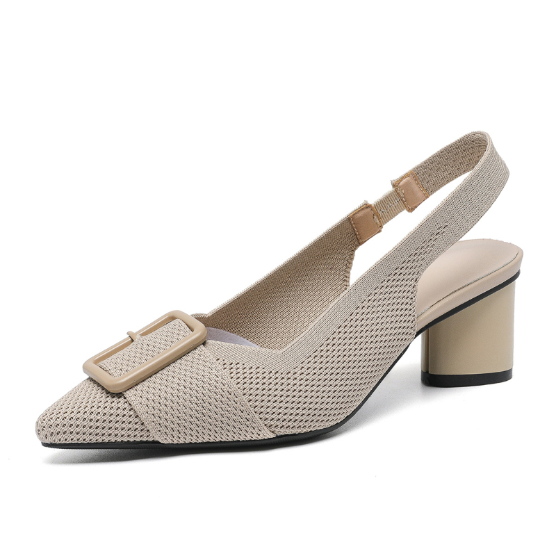 Womens Pointed Toe Knit Hollow - Embellish Knit บทวิจารณ์และราคา
