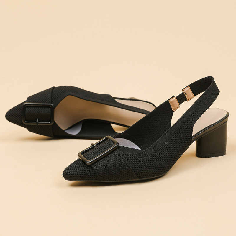Womens Pointed Toe Knit Hollow - Embellish Knit บทวิจารณ์และราคา