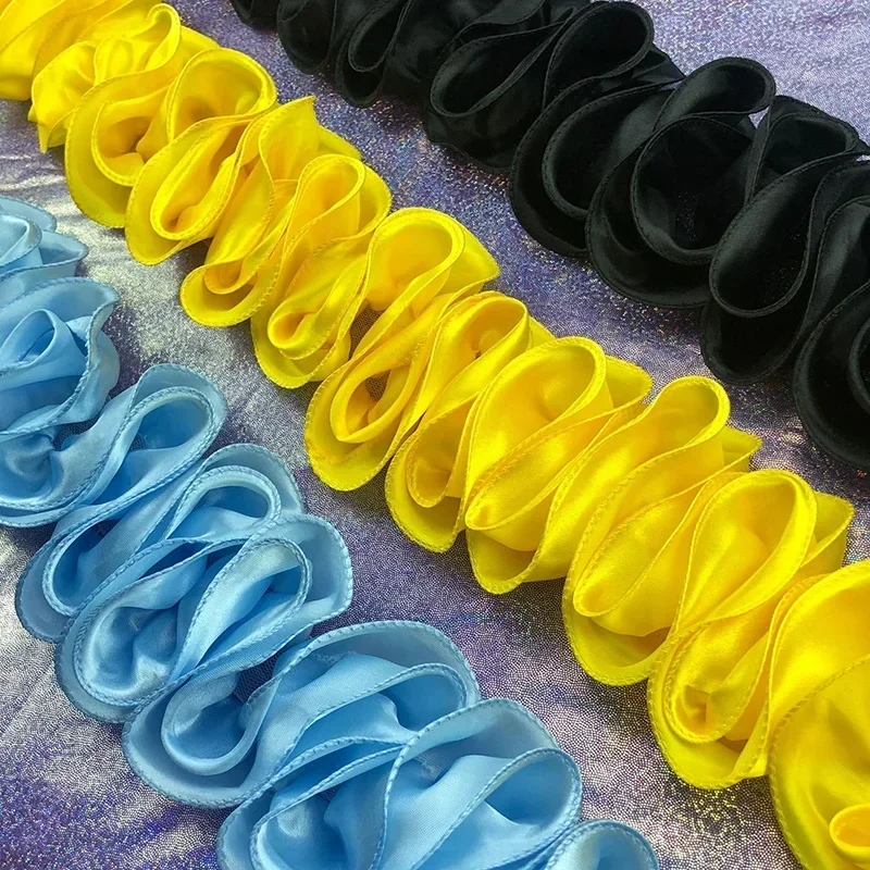 5Yards Pleated Ruffled Trim Sh - Lace Ribbon Trim บทวิจารณ์และราคา
