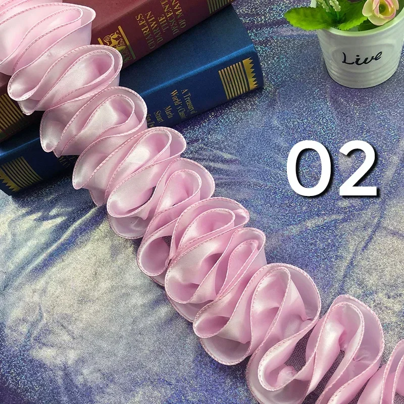 5Yards Pleated Ruffled Trim Sh - Lace Ribbon Trim บทวิจารณ์และราคา