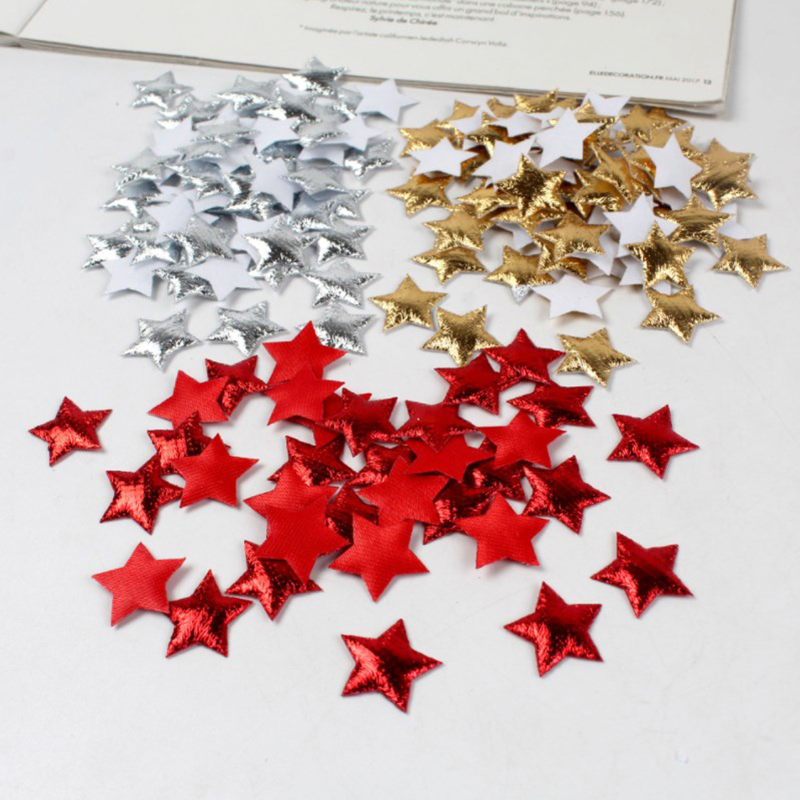 100Pcs Gold/Silver Stars For C - Christmas Craft Embellishment บทวิจารณ์และราคา
